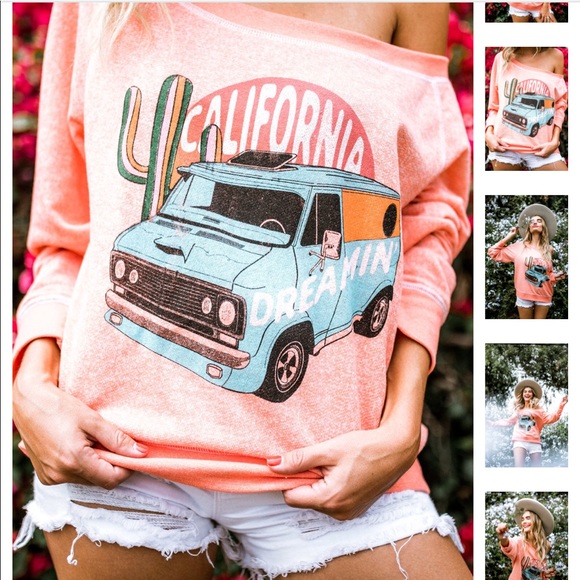 Life Clothing Co. Tops - Life Clothing Co. • California Dreamin’ Pullover